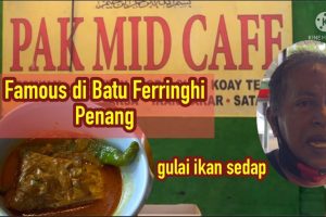 Kedai Makan di Batu Feringgi, Malaysia