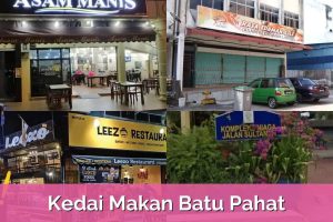 Kedai Makan di Daerah Batu Pahat, Malaysia
