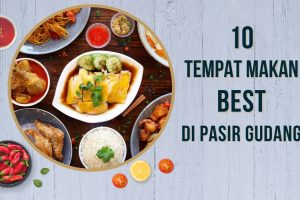 Kedai Makan di Kampung Pasir Gudang Baru, Malaysia