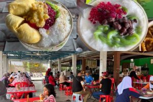 Kedai Makan di Kelapa Sawit, Malaysia