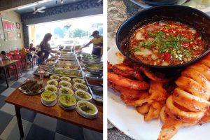 Kedai Makan di Lumut, Malaysia
