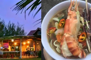 Kedai Makan di Mukah, Malaysia