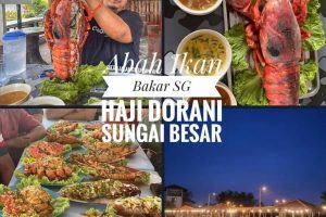 Kedai Makan di Sungai Besar, Malaysia